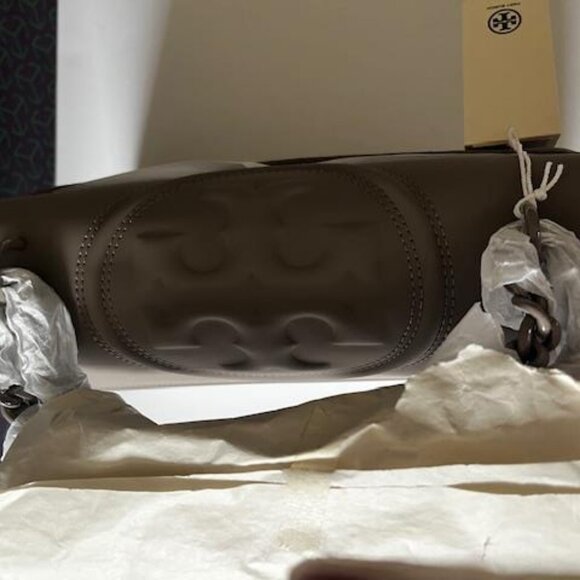 Tory Burch Fleming Matte Convertible Shoulder bag Color grey Heron - Picture 8 of 8